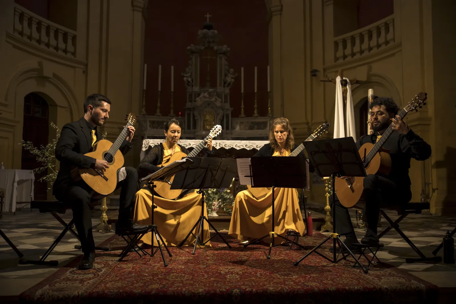 Quatuor Tastiera en concert à l'église Saint-Jean-Baptiste d'Aix-en-Provence